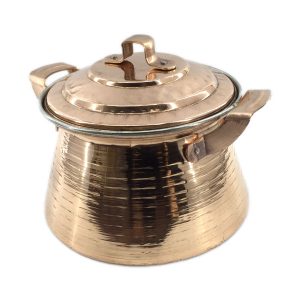 Persian Copper Cooking Pot – Traditional Hammered Artisan Style, Yalda