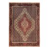 Hand-Knotted Persian Kurdistan Rug (Tribal Mahi Medallion / Herati) - Brown Wool