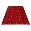 Hand-Knotted Persian Gorgan Tribal Rug (Traditional Bukhara Design Pattern) - Red Wool
