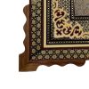 Handcrafted Persian Wooden Wall Clock - Khatam Marquetry Art, Nafis
