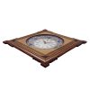 Handcrafted Persian Wooden Wall Clock - Khatam Marquetry Art, Parvaresh II