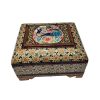 Handcrafted Wooden Jewelry Box with Persian Khatam Design - Kabiri