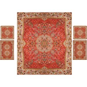 Persian Bedspread Set – Oriental Style Double Size with Termeh Fabric – Mahta
