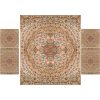 Persian Bedspread Set – Oriental Style Double Size with Termeh Fabric – Nima