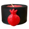 Pomegranate Candle – Decorative Pattern, Great for Shabe Yalda