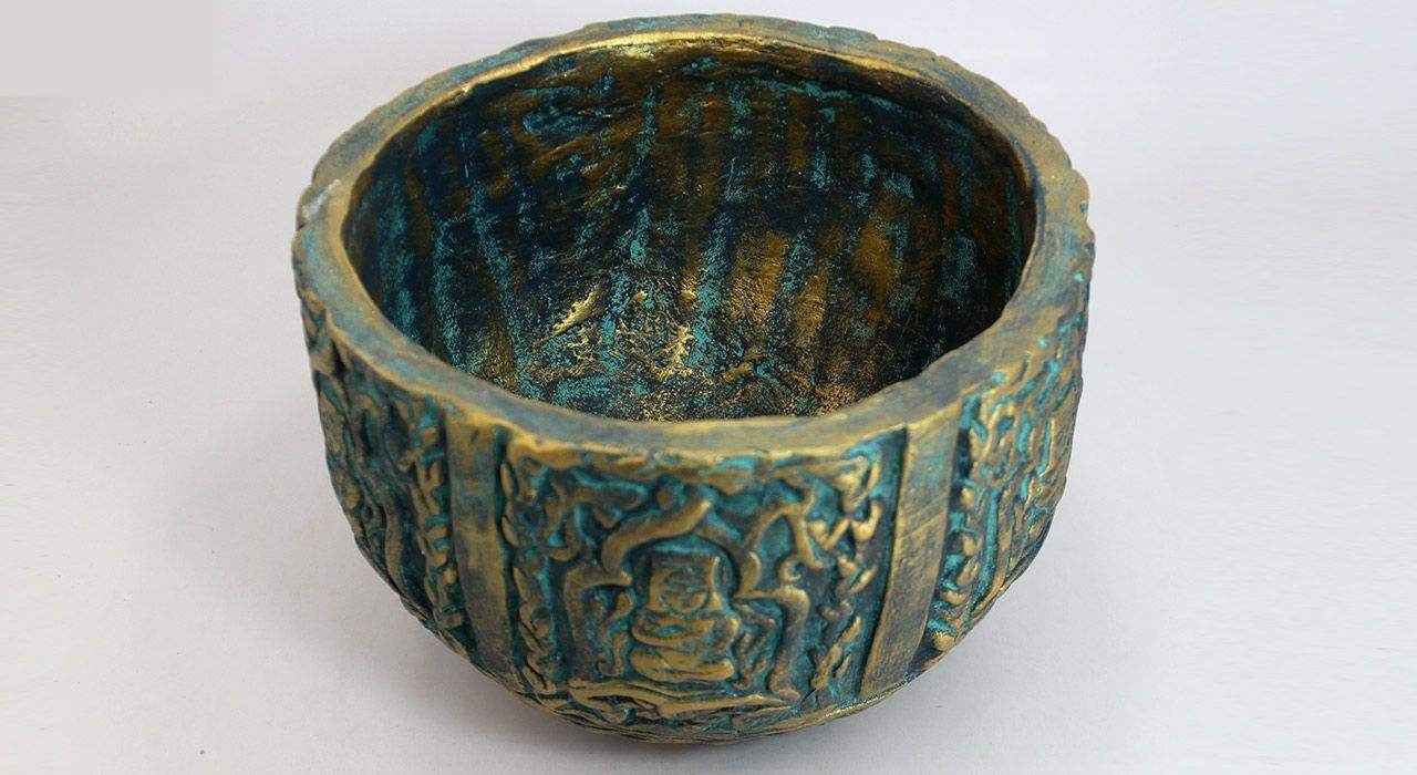 Handmade Decorative Pottery Bowl Model Dastnegar