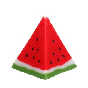 Watermelon Candle – Red Style, Ideal for Yalda Decor