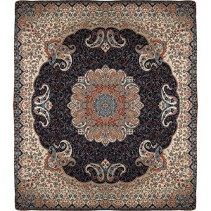 Persian Bedspread Set – Oriental Style Double Size with Termeh Fabric – Toranj