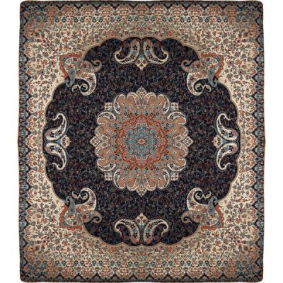 Persian Bedspread Set – Oriental Style Double Size with Termeh Fabric – Toranj