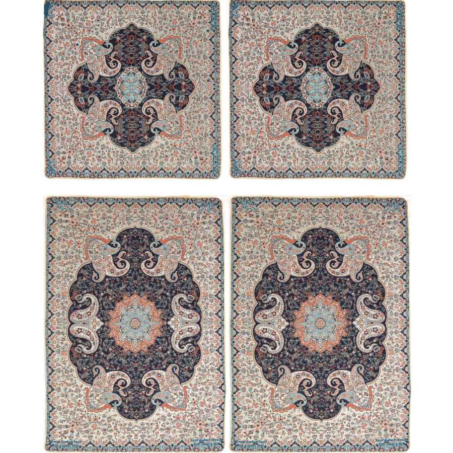 Persian Bedspread Set – Oriental Style Double Size with Termeh Fabric – Toranj