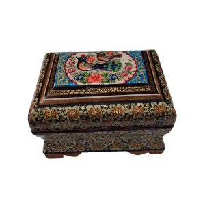 Handcrafted Wooden Jewelry Box with Persian Khatam Design – Hasti