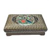 Handcrafted Wooden Jewelry Box with Persian Khatam Design - Birds
