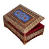 Handcrafted Wooden Jewelry Box with Persian Khatam Design - Brilliant
