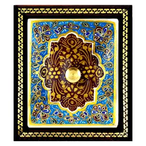 Handcrafted Wooden Jewelry Box with Persian Khatam Design – Kabir