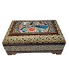 Handcrafted Wooden Jewelry Box with Persian Khatam Design - Karimi