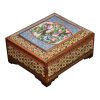 Handcrafted Wooden Jewelry Box with Persian Khatam Design - Pardisi