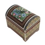 Handcrafted Wooden Jewelry Box with Persian Khatam Design – Tavoos