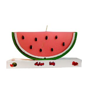 Watermelon Candle – Decorative Design, Perfect for Yalda Setup