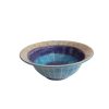 Handmade Decorative Blue Pottery Bowl Model Kimia