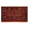 Hand-Knotted Persian Khorasan Tribal Rug (Traditional Bukhara Design) - Red Wool