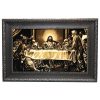 Hand-Knotted Persian Pictorial Rug from Tabriz Depicting Last Dinner