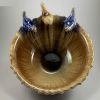 Handmade Decorative Pottery Bowl Model Tree Birds