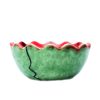 Handmade Decorative Pottery Bowl Model Watermelon