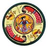 Decorative Pottery Wall Plate Hand-Painted Rajasthani X