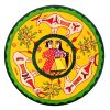 Decorative Pottery Wall Plate Hand-Painted Rajasthani XII