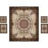 Persian Bedspread Set – Oriental Style Double Size with Termeh Fabric – Afshar