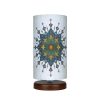 Minimalist Handcrafted Persian Wooden Table Lamp – Sarv Cylindrical Design