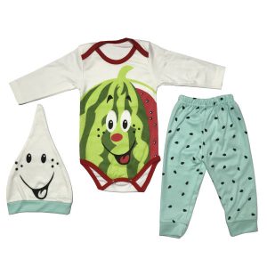 Set of 3 Pieces Newborn Clothes Model Yalda