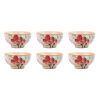 Handcrafted Pottery Bowl - For Yogurt, Desserts, Salad, & Noodles | Bezh (Set of 6)