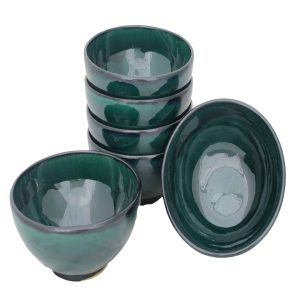 Pottery Dizi Bowl – For Abgoosht, Yogurt, Soup & Noodles (Set of 6)