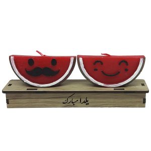 Watermelon Candle – Mr & Mrs Design, Perfect for Yalda Night