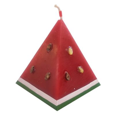 Persian Red Watermelon Figural Candle – Decorative Candle for Yalda Night Table