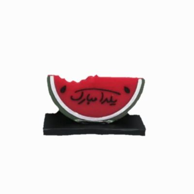 Persian Watermelon Figural Candle – Decorative Yalda Night Candle for Festive Table Decor