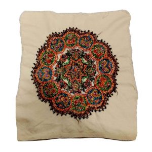 Embroidered Cushion Cover – Cream Suzani Design