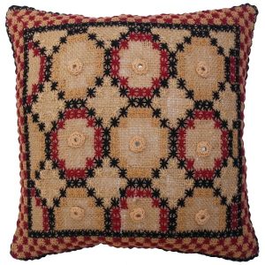 Embroidered Cushion Cover – Cream Sima Design