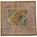 Embroidered Cushion Cover – Blue Suzani Design