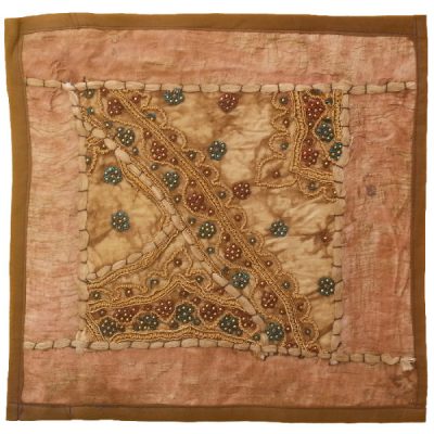 Embroidered Cushion Cover - Flower Suzani Design