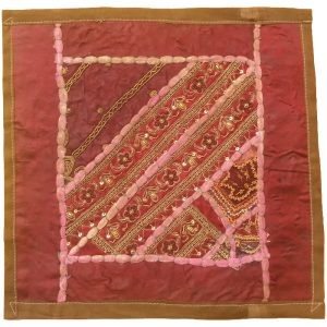 Embroidered Cushion Cover – Pinki Suzani Design