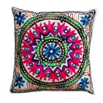 Embroidered Cushion Cover – Moonlight Suzani Design