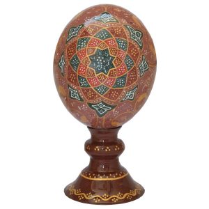 Persian Decorative Hand Painted Ostrich Egg Shell – Abbasi