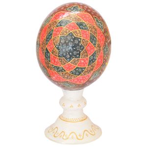 Persian Decorative Hand Painted Ostrich Egg Shell – Abbasi II