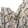 Golden White Floral Overhead Hijab – Persian Namaz Gown