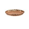 Diba Traditional Copper Serving Tray - Hand Hammered Geometric Tray
