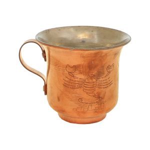 Persian Copper Cup – Hammered for Cold Drinks – Aban
