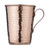 Persian Copper Cup - Handcrafted with Handle for Cold Drinks - Hammered Kavan