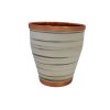 Persian Copper Cup - Handcrafted with Handle for Cold Drinks - Hammered Moderna